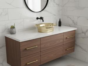 Fregadero de cocina moderno rústico de latón macizo estilo granja con delantal frontal, fregadero individual profundo con acabado en latón para cocinas clásicas - Product Image 2