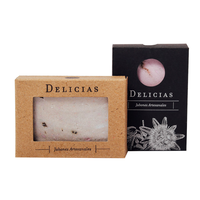 Boîte à savon en kraft blanche faite à la main, design personnalisé, avec impression UV, emballage liquide personnalisé pour savon en barre