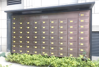 Vente en gros Zhejiang Boîte aux lettres multiple autoportante en métal Appartements/Poste/Bureau Boîte aux lettres Verrouillage Boîte aux lettres commerciale à vendre