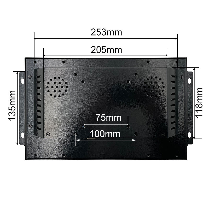 11.6 Inch IPS 1366x768/1920x1080 HD-MI/VGA Non-Touch Screen Metal Case Industrial Desktop LCD Monitor with Virtual Reality Ready