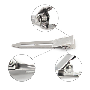 Nuevos accesorios surtidos para el cabello para mujer, 3,5 cm, 4,5 cm, 5,5 cm, pinzas para el cabello de cocodrilo de metal de una sola punta - Product Image 3