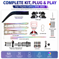 Kit de mise à niveau LED ambiant 64 couleurs Star Rainbow 12V 10W pour éclairage intérieur style Symphony 2018-2023