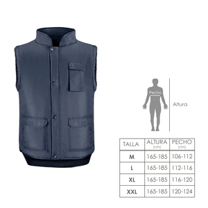 Gilet multitasche, blu, XL - Product Image 2