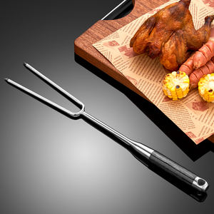 ส้อมบาร์บีคิวกลางแจ้งทำจากสแตนเลสส้อมจิ้มอาหารส้อมย่างสเต็กไก่ทั้งเนื้อ304 - Product Image 1