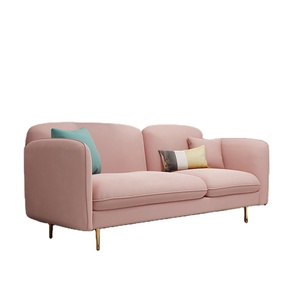Tessuto sofà nordico piccolo appartamento semplice moderno luce di lusso noleggio camera da letto negozio di abbigliamento doppio tre persona piccolo <span class=keywords><strong>divano</strong></span> - Product Image 1