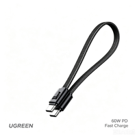 Kabel Tipe C Pendek UGREEN 60W PD3.0 dari Paduan Seng, Anti-Putus, Berjalin, Pengisian Cepat untuk Laptop Samsung Power Bank
