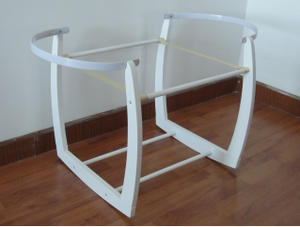 Soporte Ajustable de Madera Maciza <span class=keywords><strong>para</strong></span> Cesta Moisés, <span class=keywords><strong>para</strong></span> Bebés y Niños, Diseño Tradicional, <span class=keywords><strong>para</strong></span> Dormitorio y Sala de Estar - Product Image 6