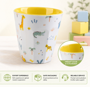 Vaso Infantil Moderno de Melamina, 200 ml, Diseño de Dibujos Animados a Todo Color, Resistente a Roturas, para Fiestas - Product Image 1