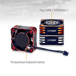 Ventilateur de refroidissement ESC en métal Surpass Hobby <span class=keywords><strong>ROCKET</strong></span>-RC <span class=keywords><strong>V2</strong></span>/A2 25/30mm, entrée 8.5V, 0.52/0.6A, 32000/28000RPM, pour moteur de voiture RC 1/10 - Product Image 4