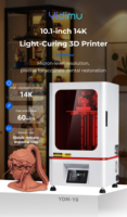 Imprimante 3D YIDIMU 10.1 14K en aluminium à écran unique, haute précision dentaire, pour pièces de précision et modèles humains, nouvelle, garantie 1 an