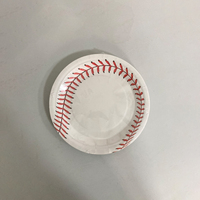 Serviettes de plateau de baseball jetables sur le thème du sport pour les fêtes d'enfants à plusieurs personnes pour les décorations d'anniversaire de Noël de Pâques