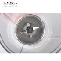 Mixeur et blender de table rétro 800 ml, tête de coupe en acier inoxydable, centrifugeuse électrique haute vitesse 300 W, usage domestique et hôtelier