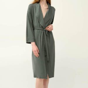 Oferta de Navidad: Bata de Baño Suave para Mujer <span class=keywords><strong>con</strong></span> Cuello Doblado, Bata de Modal Cómoda y Suave para Regalo Navideño - Product Image 3