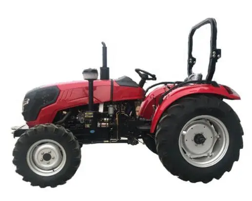 Murah 4x4 mesin pertanian kompak kecil 50hp 55hp 130hp traktor 4wd Agricola untuk harga penjualan kebun pertanian-traktor Cina F
