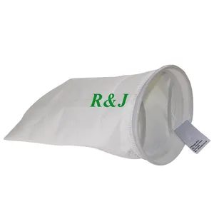 Double layer PP liquid filter bag with seam PP ring