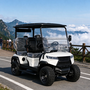 Carrito de Golf Eléctrico de 4 Ruedas y 4 Plazas con Suspensión Independiente para Club de Golf - Product Image 1