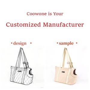 Coowone yavru Sling taşıyıcı seyahat köpek taşıyıcılar küçük orta köpekler kediler için Dachshund özel bölmesi ile evcil hayvan taşıyıcı çanta - Product Image 2