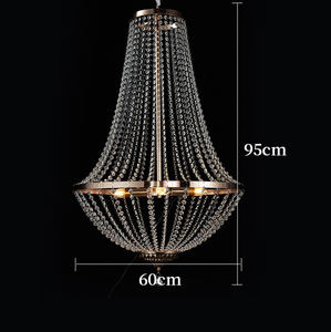 Lámpara de Araña de Cristal con Forma de Gota de Agua LANJO, Artículos de Lujo para Bodas, Iluminación para Escenarios de Hotel, Decoración para Banquetes y Fiestas - Product Image 4