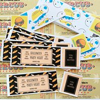 Billet de voyage personnalisé avec logo, carte d'embarquement, billet de concert, carte-cadeau pour révélation d'événement surprise, invitation VIP