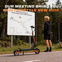 Trottinette électrique pliable LIT-GOGO Z1 avec prise EU, en alliage d'aluminium, étanche, moteur brushless 800W, contrôlée par application, pour l'extérieur