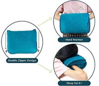 Couverture polaire tricotée personnalisée ultra douce et confortable pour bureau, voyage et voiture, avec sac de rangement inclus – Vente en gros