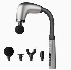 <span class=keywords><strong>Pistola</strong></span> <span class=keywords><strong>de</strong></span> Masaje Inalámbrica Potente y Saludable, 4 Cabezales <span class=keywords><strong>de</strong></span> Masaje, Recargable, para Hombros, Espalda, Cuello, Cintura, Piernas, <span class=keywords><strong>Pistola</strong></span> Eléctrica para Fascia - Product Image 5