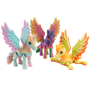 Vashine Figurine d'action en PLA flexible et écologique, chat démon coloré imprimé en 3D, jouet pour enfants, emballage original, unisexe - Product Image 1