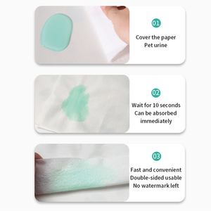 Papier absorbant jetable à séchage rapide pour l'urine des animaux, tapis d'entraînement anti-fuite pour chiots, adapté aux chats, chiens et autres animaux de compagnie - Product Image 6