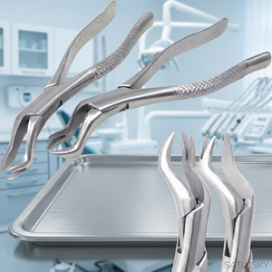 Forceps d'extraction dentaire manuel ergonomique en acier inoxydable de classe I certifié CE de haute qualité 150, instruments chirurgicaux supérieurs - Product Image 2