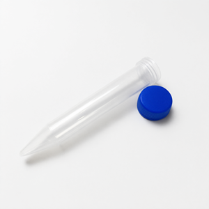 Tube à centrifuger en PP de 10 ml, bouchon à vis bleu, tube transparent gradué stérile pour l'échantillonnage en laboratoire, utilisation en recherche clinique - Product Image 2