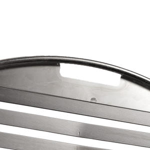 Parrilla de barbacoa de acero inoxidable para exteriores de alta calidad personalizada con mango de Metal galvanizado, rejilla redonda de malla para parrilla de barbacoa - Product Image 5