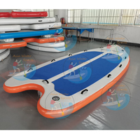 Planche à pagaie gonflable de grande taille 5,5 m x 2 m, planche à pagaie gonflable, planche à pagaie gonflable pour le surf, sports nautiques