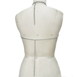 Top Halter de Cadena de Aluminio Hecho a Mano para Mujer, Estilo Medieval, con Capas Plateadas, para Festivales y Fiestas Rave, Novedad 2026 - Product Image 6