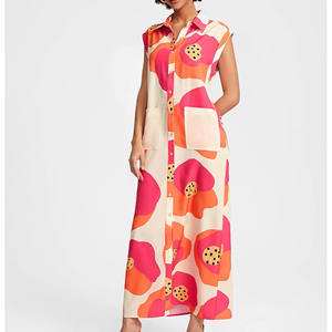 Ropa musulmana Mujer Dubai <span class=keywords><strong>Abya</strong></span> Vestido de gasa con mangas largas y cuello redondo Vestidos Cinturón/ - Product Image 4