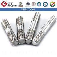 Vis à double extrémité en acier inoxydable 304 316 DIN938 DIN939 de haute qualité, résistant à la corrosion, M8 M10 M12 M16 M20 A2-70 pour usage maritime