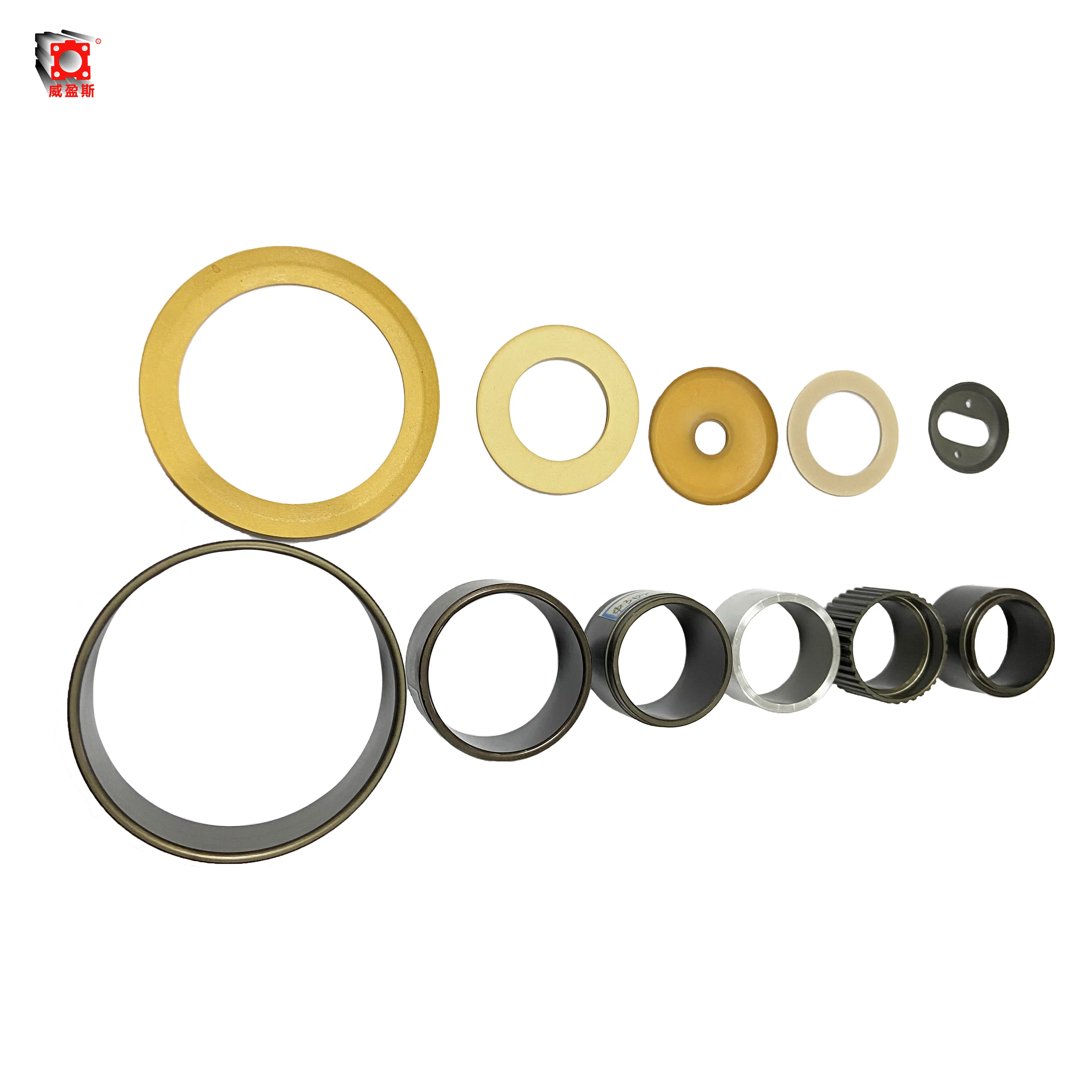 Padrão massa ptfe cilindro pneumático reparação de borracha selo-ring kits