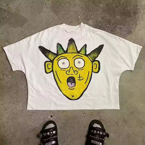 Vente en gros de vêtements personnalisés pour hommes T-shirts 100% coton T-shirts graphiques Streetwear T-shirts courts de haute qualité pour hommes - Product Image 4