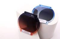 ODM Amélioration de la couleur PC Gris Bleu/Vert/Rouge Lentilles Anti-Glare Mirror/HMC/HC Haute Définition Polarized Orange Coating Progressive