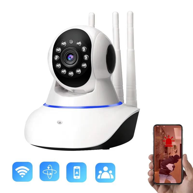 Newly CCTV Smart Indoor Camera Wifi Security 1.3MP with Lan Port Home Camera Security System