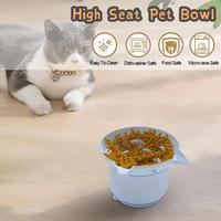 Mangkuk Makan Perlahan Silikon untuk Kucing Anjing, Mangkuk Kucing dengan Pengisap, Desain Miring Multi Sudut, Mangkuk Anjing Silikon untuk Menjilat, Mangkuk Makan Perlahan Anjing