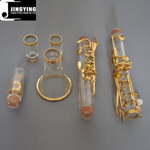 Jingying-<span class=keywords><strong>clarinete</strong></span> <span class=keywords><strong>de</strong></span> <span class=keywords><strong>cristal</strong></span> especial para examen musical, instrumentos <span class=keywords><strong>de</strong></span> viento chapados en oro, 17 llaves, 2022 - Product Image 2