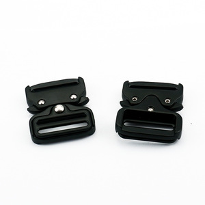 Hebilla de liberación lateral de aleación de zinc de 25 mm, negra, duradera, para accesorios de bolsos - Product Image 2