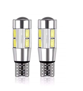 T10 10 SMD 5630 LED Projecteur Lentille Feux de dégagement automatique W5W 501 10SMD 5730 LED Lampe Ampoule de stationnement Canbus Sans erreur - Product Image 1