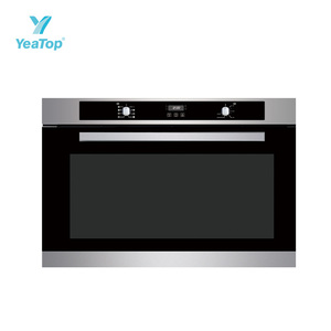 <span class=keywords><strong>Four</strong></span> <span class=keywords><strong>encastrable</strong></span> professionnel de 90 cm (36 pouces) avec 125 L, façade en verre trempé, convection, minuterie numérique, pour usage domestique - Product Image 3
