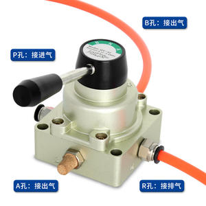 Válvula de Palanca Manual Neumática de Tres Posiciones y Cuatro Vías HV-02/0304, Estructura de Control de Válvula de Inversión de Cilindro - Product Image 4