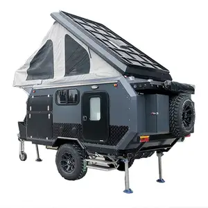Nouveau produit remorque Safari fournisseurs Pop Up toile plage voiture toit pliant Glamping Camping plein air pêche toit tente