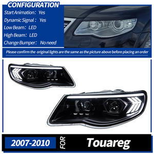 Fari a LED per Volkswagen <span class=keywords><strong>Touareg</strong></span> 7L V6 2007-<span class=keywords><strong>2010</strong></span>, Aggiornamento con Luci Diurne - Product Image 5