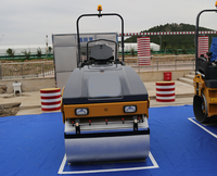 Double tambour 3 tonnes mini compacteur vibrant à rouleaux XMR353E