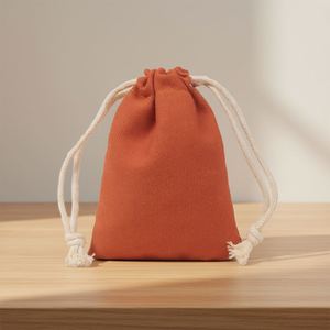 New Luxury Custom Dustproof Protective Durable Reusable Skin-Friendly Cotton Drawstring Gift Jewelry Bag for Gift Wrapping - Product Image 1