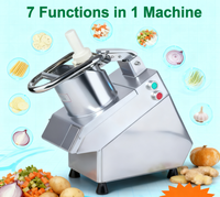Coupe-légumes commercial 4-en-1 efficace Salad Master SUNAMX SUN-993 750W 5 lames Machine de découpe automatique à faible bruit